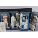 Boxed Limited Edition Royal Doulton Nisbet Heirloom Doll ' Pink Ribbons ' with coa together with