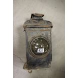 A vintage signal lamp possibly railway.