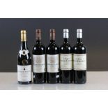 Wine - two bottles of Haut Medoc Chateau Labat Cru Bourgeois 2010, two bottles of Blaye Cotes De