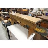 Contemporary Oak Bench