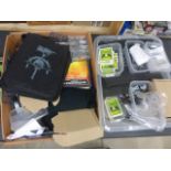 Good collection of various Games Workshop and war gaming plastic figures plus other accessories
