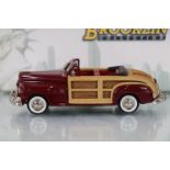 Boxed Diecast 1:43 scale The Brooklyn Collection BRK.69 1946 Mercury Sportsman Woody Convertible