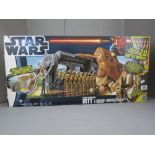 Star Wars - Boxed Hasbro Star Wars Trade Federation MTT complete with 20 Battle Droids, unopened