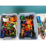 Quantity of circa 80's/90's figures to include many Teenage Mutant Ninja Turtles figures and