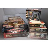 Star Wars - Collection of Star Wars games to include sealed Chess Set, R2-D2 Puzz3D, Episode 1