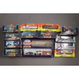 13 Boxed Matchbox diecast models to include Britain in Miniature Coronation Coach set, Convoy x 5