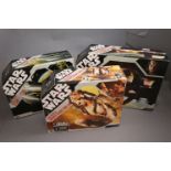 Star Wars - Three boxed Hasbro Star Wars 77-07 vehicles to include General Grievous' Starfighter,