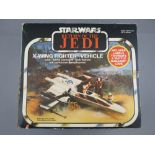 Star Wars - Original boxed Star Wars Return of the Jedi X-Wing Fighter Vehicle with Battle Damaged