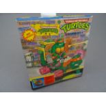 Original boxed Playmates Teenage Mutant Ninja Turtles Cheapskate II vehicle, opened but unplayed