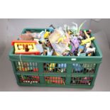 Collection of various action figures from the 1980s onwards to include Disney characters,