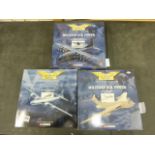 Three boxed Corgi The Aviation Archive 1:144 ltd edn models to include Military Air Power x 2 (48701