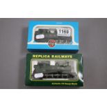 Two OO gauge locomotives to include Replica Railways 11003 Pannier 0-6-0 GWR Green 7752 and Airfix