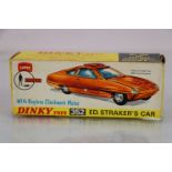 Boxed Dinky 352 Gerry Anderson's UFO Shado Ed. Straker's Car in gold, vg-ex condition, box gd