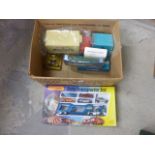 Boxed Matchbox Auto Transporter Set G-1, Boxed Scalextric Car, Anchor Butter Lorry, Britains