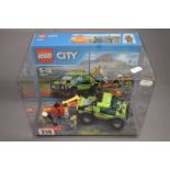 Cased Lego Shop Display for Lego City 60121