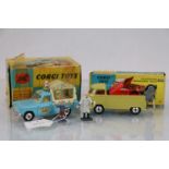 Two boxed Corgi diecast model vehicles to include 447 Wall's Ice Cream Van on Ford Thames with 2 x
