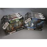 Star Wars - Eight boxed Hasbro Star Wars Battle Packs, all complete and unopened, includes A New