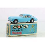Boxed Triang Spot On no 112 Jensen 541 in pale blue with white interior, diecast excellent, box vg