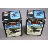 Star Wars - Two boxed Kenner 93450 Star Wars Tri-Pod Laser Cannon accessories