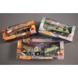 Three boxed Matchbox Adventure 2000 vehicles to include K2001 Raider Command, K2002 Flight Hunter