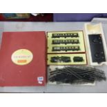 Hornby OO gauge The Boxed Set with United States Merchant Navy locomotive and three coaches, box