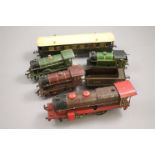 Four Hornby O gauge locomotives to include Nord 31801 with tender and Sleeping Car, 4700, 5600,