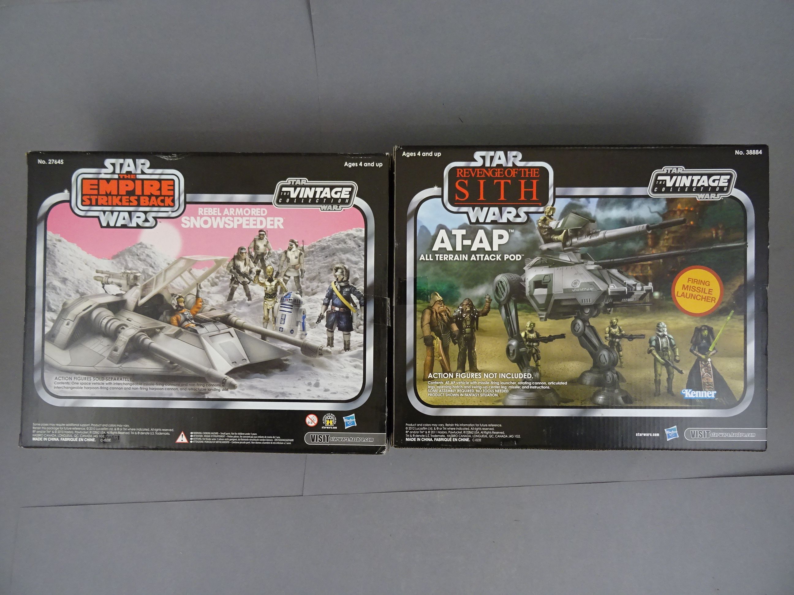 Star Wars - Two boxed Kenner The Vintage Collection sets to include Revenge of the No 38884 Sith