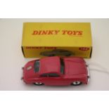 Boxed Dinky 1832 Porsche 356A Coupe in cerise, diecast excellent, box gd with incorrect colour