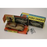 Boxed Corgi 261 James Bond 007 Aston Martin DB5 from Goldfinger with both ejector figures, inner