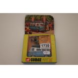 Boxed Corgi 479 Commer Mobile Camera Van with Samuelson Film Services Camera and Camera figures,