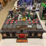 Marvel Sotatoys Spiderman Collectors Chess Set, complete