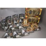 Collection of 6 carded Vivid Hobbit figures along with 9 carded Playmates Star Trek sealed