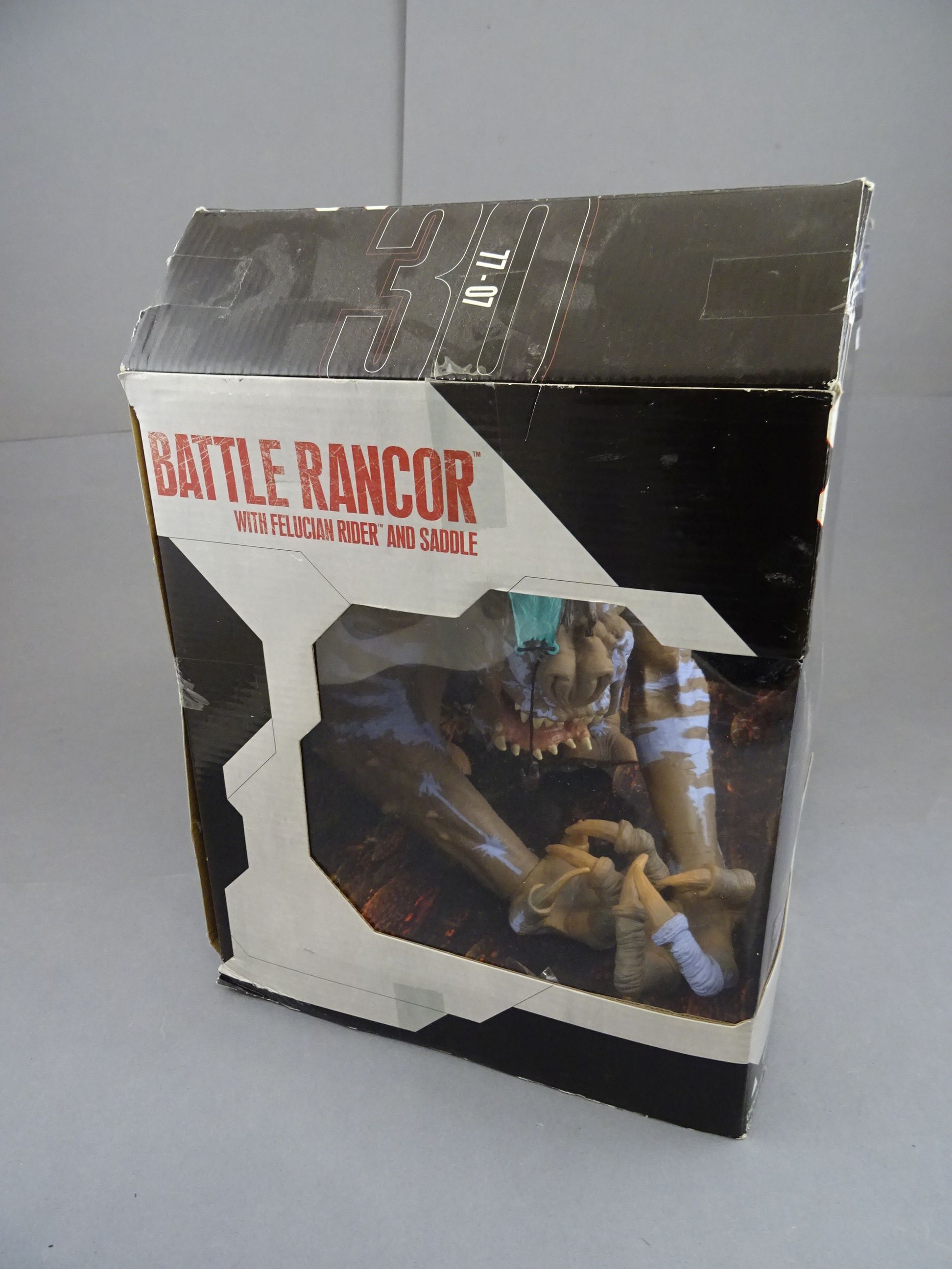 Star Wars - Boxed Hasbro Star Wars Battle Rancor with Felucian Rider and Saddle, figure loose in - Image 3 of 4