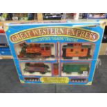 Boxed Great Western Express radio control talking train set.