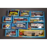 Eleven boxed Matchbox SuperKings diecast vehicles to include K-8 Animal Transporter, K-17