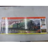 Boxed Hornby OO gauge R1039 Flying Scotsman train set, complete and appearing unused, box with