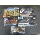 Star Wars - Five boxed and unopened Hasbro Star Wars Battle Packs to include Revenge of the Sith