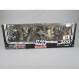 Film Autographs - Boxed Hasbro Star Wars The Saga Collection Hunt For Millennium Falcon Bounty