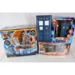 Collection of carded/boxed Dr Who items to include Tardis playset, Flesh bowl figure creator, eleven