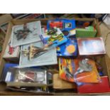 Collection of approximately 47 boxed & carded Diecast vehicles to include; Hot Wheels, Schuco,