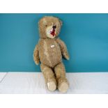 Vintage teddy bear approximately 63cm in length