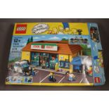 Boxed The Simpsons Lego 71916 The Kwik-E-Mart purportedly complete with minifigures, has been