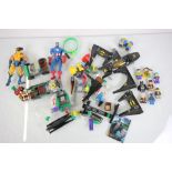 Collection of Lego with minifigures to include DC Batman vehicles
