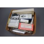 Group of metal model railway kits mainly boxed to include Graham Farish, Streetscene Series, MS,