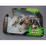 Star Wars - Boxed Hasbro Power of the Jedi Luke Skywalker's Snowspeeder unopened, some wear to box
