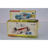 Two boxed Dinky diecast vehicles to include 270 Ford Panda Police Car and 287 Police Accident Unit