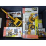 Nine boxed Joal Compact diecast metal construction models to include ref 243, 175, 199, 157, 193,