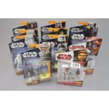 Star Wars - Eleven carded Hasbro Star Wars figures to include Saga Legends x 9 and the Clone Wars