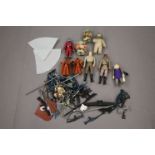 Star Wars - Nine original Star Wars figures to include Yoda, Jawa last 17 etc plus a quantity of