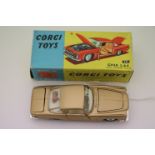 Boxed Corgi 241 Ghia L.6.4 with Chrysler engine in gold with cream interior, diecast excellent,